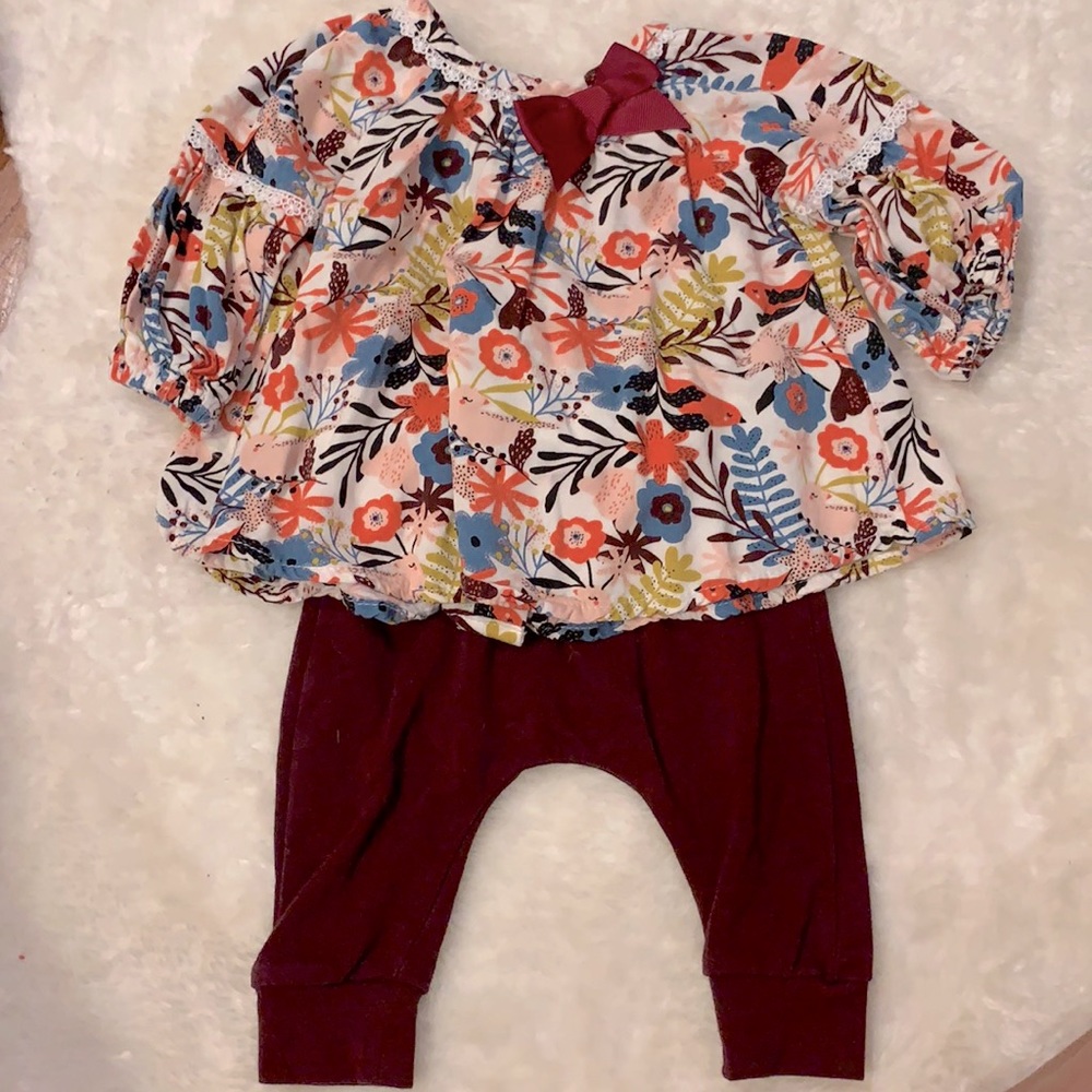 Tommy Bahama floral top and bottoms